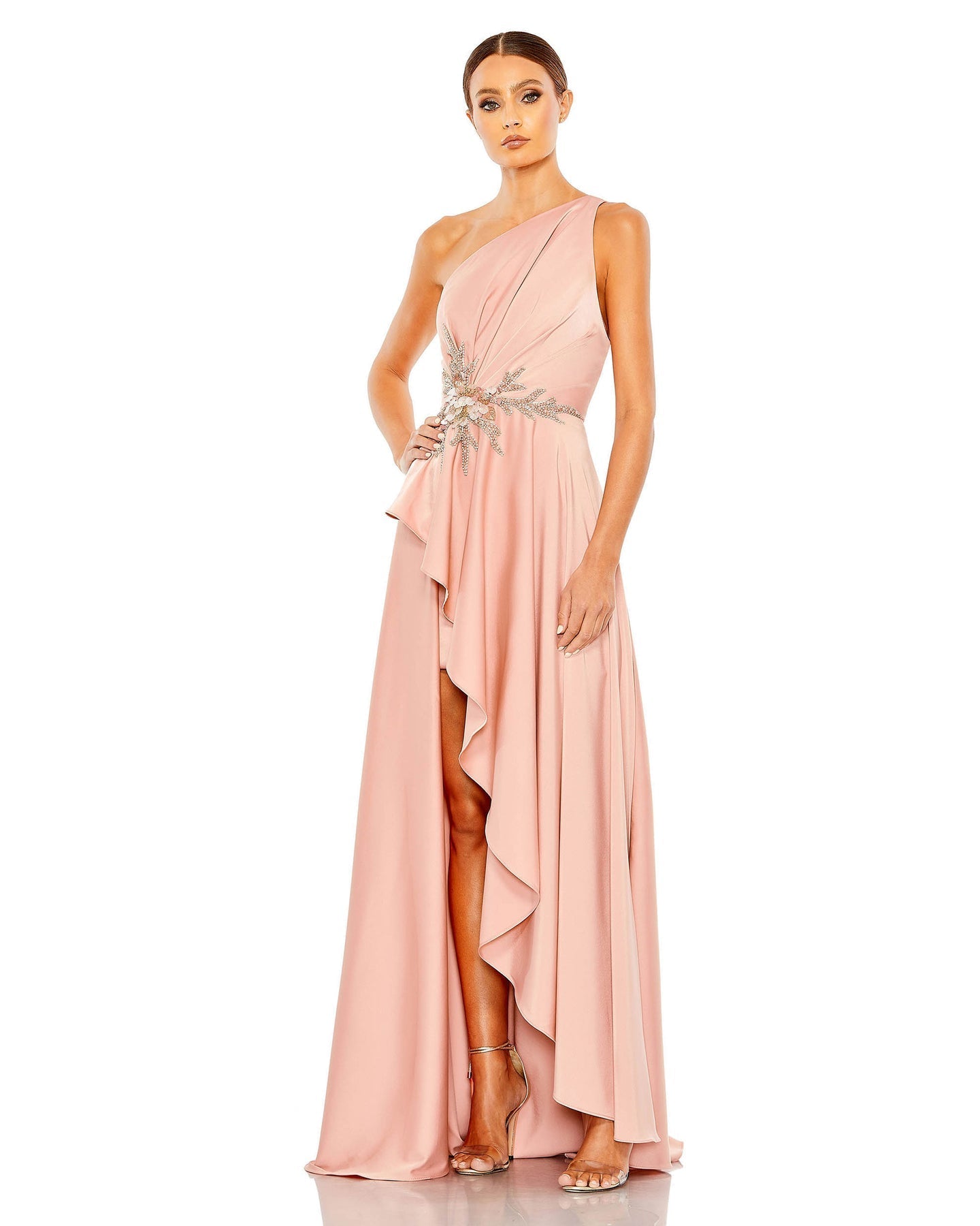 Mac Duggal 4930D V-Neck Sequin Gown - MadameBridal.com